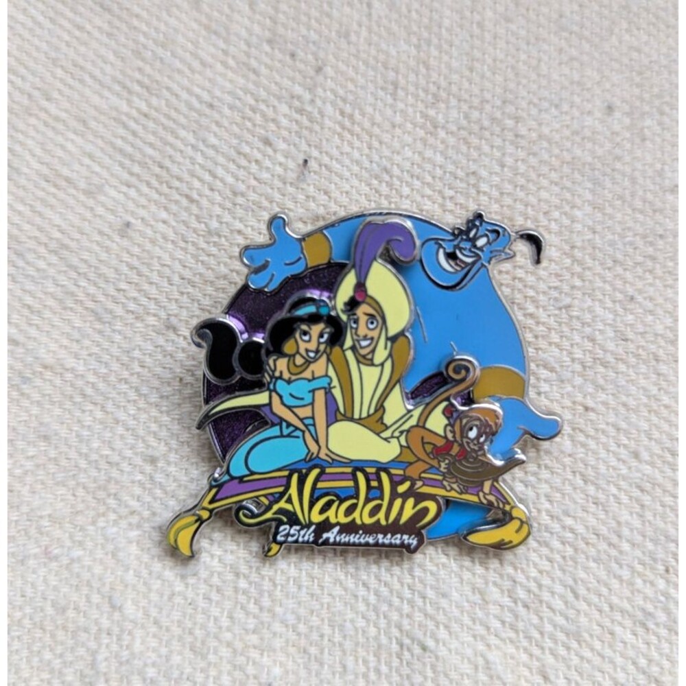 Aladdin 25th Anniversary Pin Disney 2017 Movie Anniversary CE LE